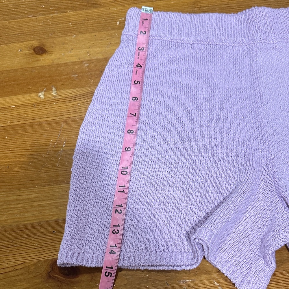 Free People Lavender V-Neck Knit Tank & Shorts Loungewear Set - Picture 11 of 11